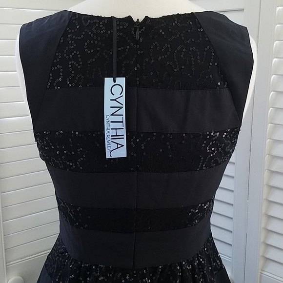NWT CYNTHIA ROWLEY CE/CE SPARKLE DRESS NEW YEARS EVE OR CHRISTMAS PARTY DRESS - Picture 8 of 16